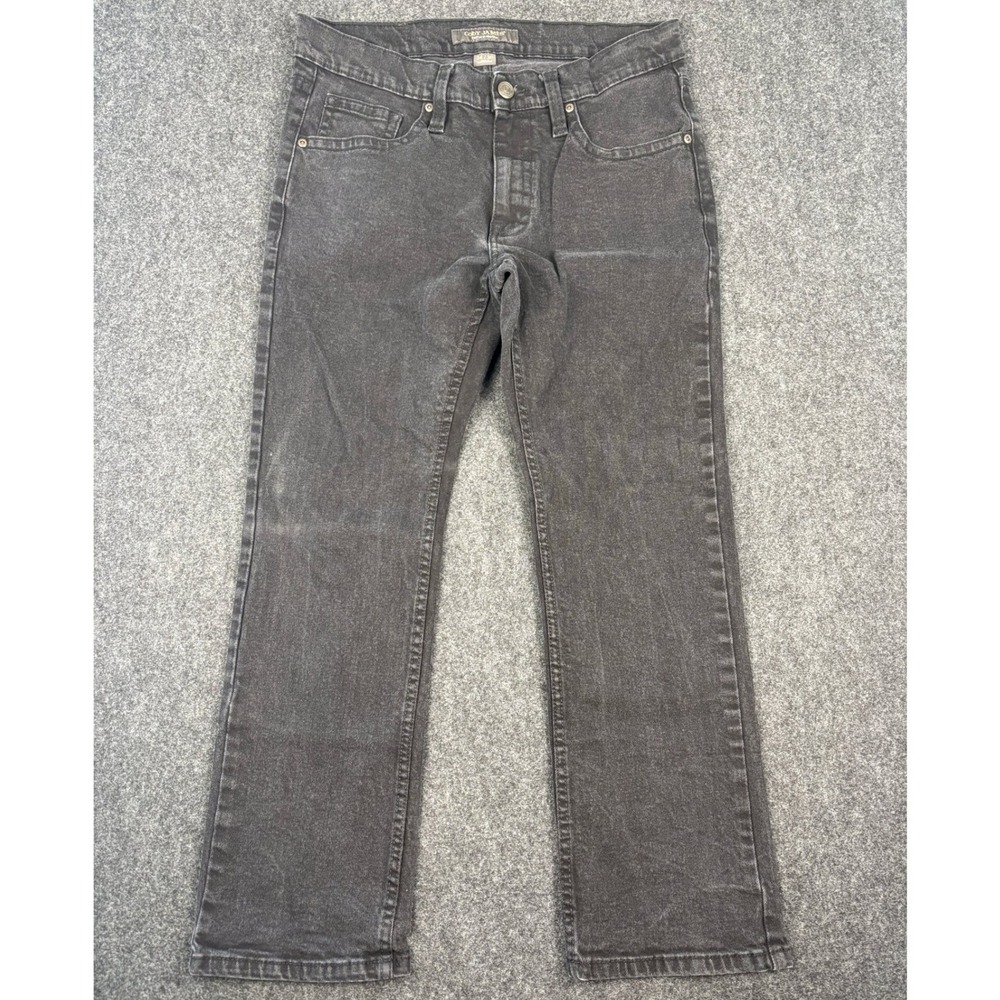 Cody James Jackson Slim Straight Jeans Mens 34x30 (32x27) Faded Black Stretch